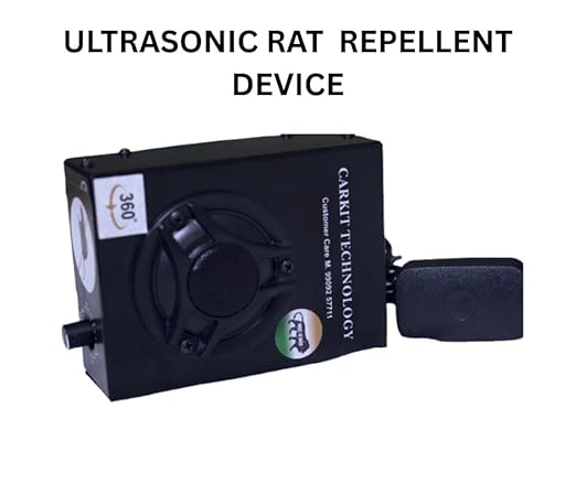 Ultrasound Rat Repellent for Home Office Car Kitchen 1000 Sq Ft Area Coverage Plug and Play Electronic Rodent Repeller Pet and Child Safe Chemical Free Indoor Mouse Repellent Made in India