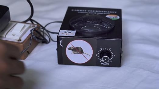 Ultrasound Rat Repellent for Home Office Car Kitchen 1000 Sq Ft Area Coverage Plug and Play Electronic Rodent Repeller Pet and Child Safe Chemical Free Indoor Mouse Repellent Made in India