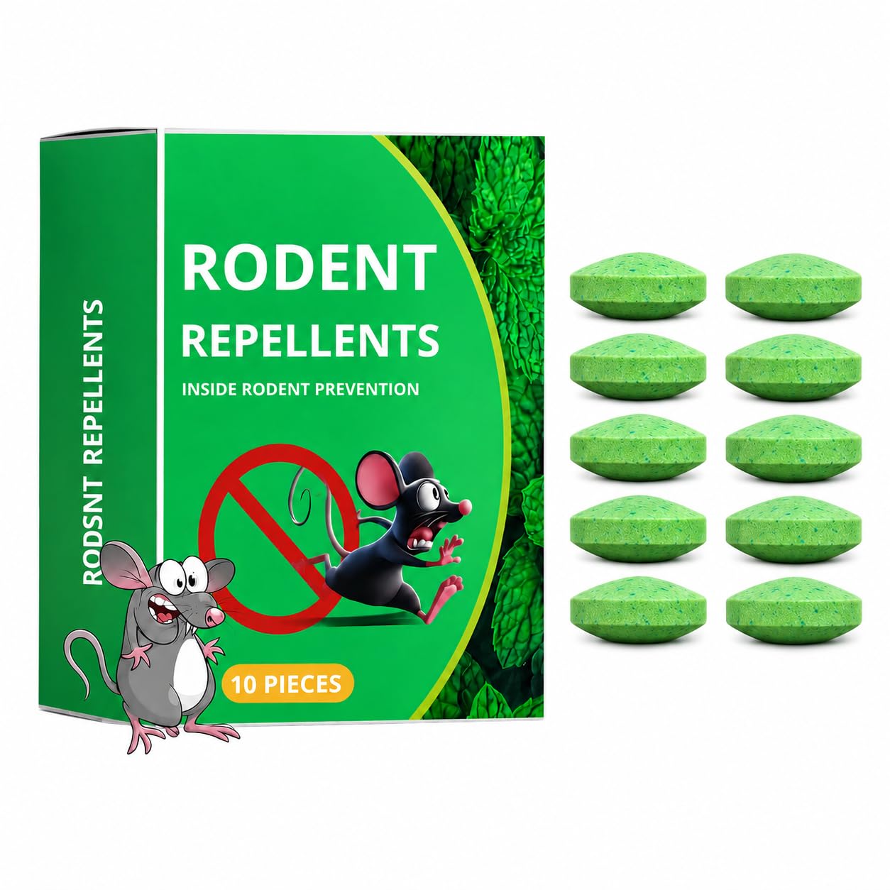 o Garden Natural Rat Repellent Balls for Car & Home Pack of 10 | Rodent Repellent for Car Engine, Wiring & Interiors | Mice & Rat Control for Home, Garage, Garden & Outdoor Areas